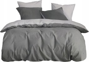 Ágyneműhuzat Garnitúra 200x220 2 Ágyneműhuzat 70x80 3cm Pamut Ágyneműhuzat 100 Szürke