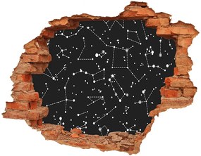 3d fali matrica lyuk a falban Csillagkép nd-c-115489361