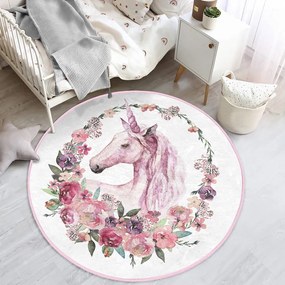 Rózsaszín gyerek szőnyeg ø 120 cm Comfort – Mila Home