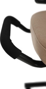 Ergonomikus zsámoly, bézs/fekete, RUFUS