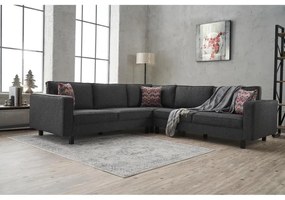 Sarokkanapé Kale Linen - Antracit