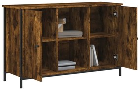 füstös tölgy színű szerelt fa TV-szekrény 100x35x65 cm