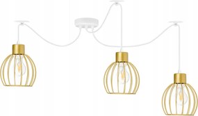 Függő mennyezeti lámpa Zwis Loft lámpabúra 3xE27 Pók