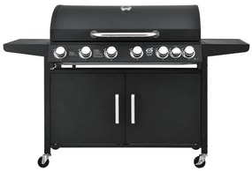 BBQ gázgrill ,,Kalifornia" 6 gázégővel + 1 oldalsó gázégő