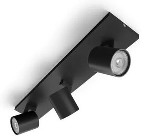 Philips - Spotlámpa RUNNER 3xGU10/20W/230V fekete