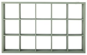 Világoszöld többszintes jegenyefenyő fali polc 67 cm Preston – Bloomingville