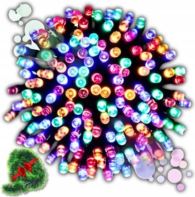 Karácsonyfa Fényfüzér 1000 Led Kültéri/beltéri Színes Multi Fényfüzér Karácsonyfára 68M
