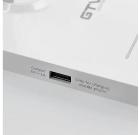 Lámpa Asztali GALE 8W, 550lm, AC220-240V, 5-CCT, 10 fokozatú fényerő, PF>0,5,RA>80, fehér