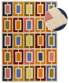 Kézi szövésű gyapjú szőnyeg 160x230 cm Retro Blocks – Flair Rugs