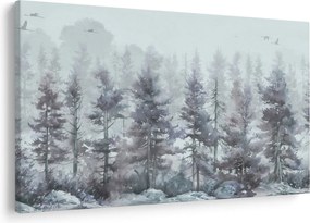 Kép - Fenyőerdő II., akvárium (90x60 cm)