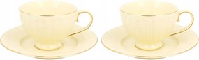 Porcelán teáscsészék kávé tea 2+2 220 ml Nina
