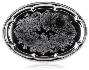 Banquet Akcent szervírozó tálca, 40,5 x 29 cm, rozsdamentes acél
