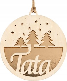 Karácsonyfadísz Fa Apuka Karácsonyfadísz 8 CM