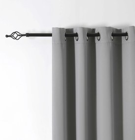 OXFORD LIGHT világosszürke függöny 140x250 cm Felfüggesztés: Hullámos sínszalag