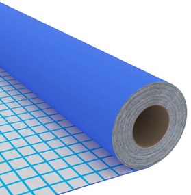magasfényű kék öntapadó PVC bútorfólia 500 x 90 cm