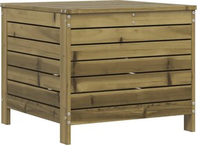 vidaXL impregnált fenyőfa kerti lábtartó 62 x 63,5 x 53,5 cm