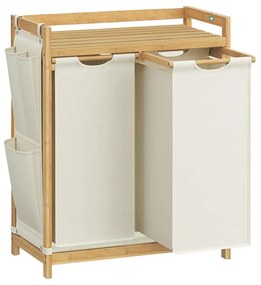 2 rekeszes szennyestartó kosár