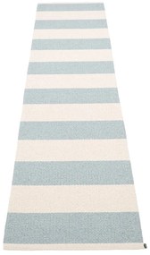 Világoskék-krémszínű kültéri-beltéri futószőnyeg 70x300 cm Bob Blue Fog – Pappelina