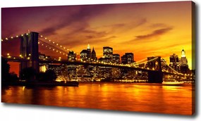 Vászonkép Brooklyn híd 100x70 cm