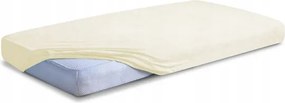 Frotte Classic gumis lepedő 190x210, 200x220x20, ecru_02, Matex