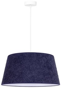 Duolla - Csillár zsinóron BOUCLE 1xE27/15W/230V á. 50 cm kék