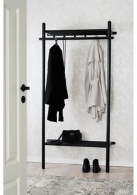 Fekete tölgyfa előszoba bútor Milford - Rowico