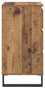 Széf fiókkal Régi fa Faanyag