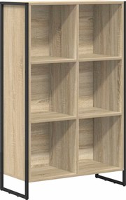 vidaXL Könyvespolc Sonoma 99.5 x 30 x 108.5 cm Faanyag