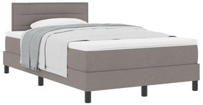 Boxspring ágy matraccal Taupe 120x190 cm szövet