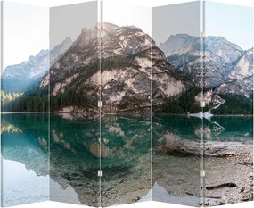 Paraván - Hegyi tó (210x170 cm)