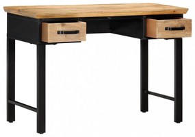 tömör mangófa íróasztal 110 x 50 x 76 cm