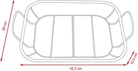 Avenberg FLAVOR Grillkosár rozsdamentes acélból