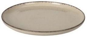 EH Beige porcelán lapostányér, 24 cm