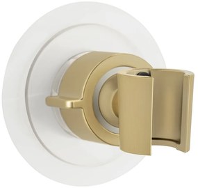 Aranyszínű öntapadós műanyag zuhanyfej tartó Libertà – Wenko