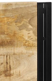 tömör fa mangó és vas fejtámla 160 cm