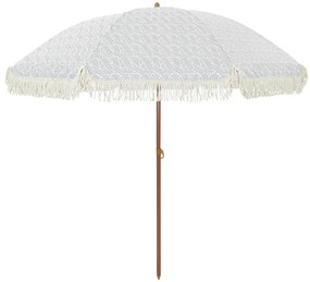 Napernyő Szürke és Fehér Ø 205 x 209 cm Acél