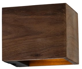 2 db-os okos fali lámpa szett diófa, WiFi G9-es foglalattal - Transfer