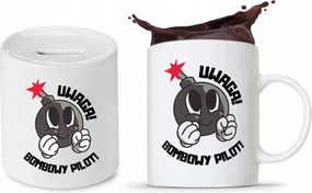 Távirányítós Készlet Bögre Persely Ajándék fényképes nyomtatással