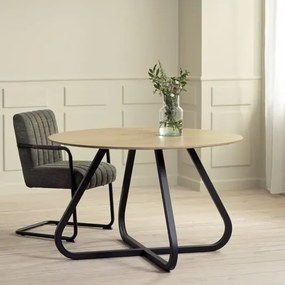 Unique Furniture CESURA Étkezőasztal 120x120 cm barna fa 43860000