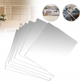 Ragasztós tükör szett,Falra szerelhető tükör keret nélkül Hálószobába,32 db