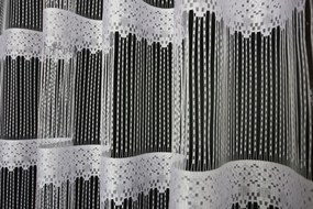 Mg Függöny jacquard zsinór Fehér 255X225cm 9741 pol