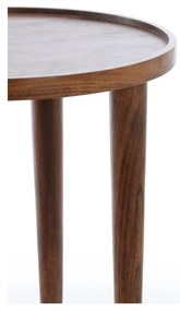 Akácfa kerek tárolóasztal ø 49 cm Qiano – Light &amp; Living