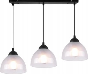 Mennyezeti Lámpa Függő Csillár Tripla Fehér Üveg Konyhába Nappaliba E27