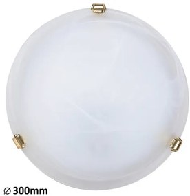 RÁBALUX 3201 ALABASTRO Ufo Lámpa Fehér Alabástrom Üveg E27 IP20
