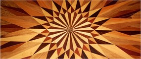 Kép - Fa kollázs (120x50 cm)