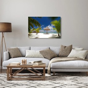 Kép - Fehér homokos strand (90x60 cm)