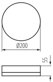 Kanlux 37290 - LED Ipari mennyezeti világítás IPER LED/10W/230V IK10 IP65 kerek fehér
