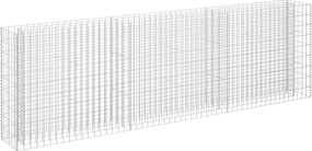 vidaXL horganyzott acél gabion magaságyás 270 x 30 x 90 cm