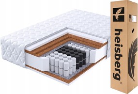 Matrac 100x200 Bis zsebes zónák Szuper Kemény 3X Kókusz H4 H5 23 cm Heisberg