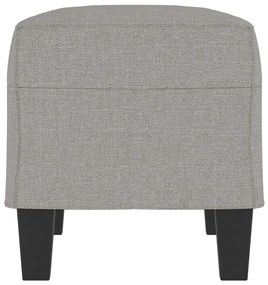 vidaXL világosszürke szövet pad 70 x 35 x 41 cm